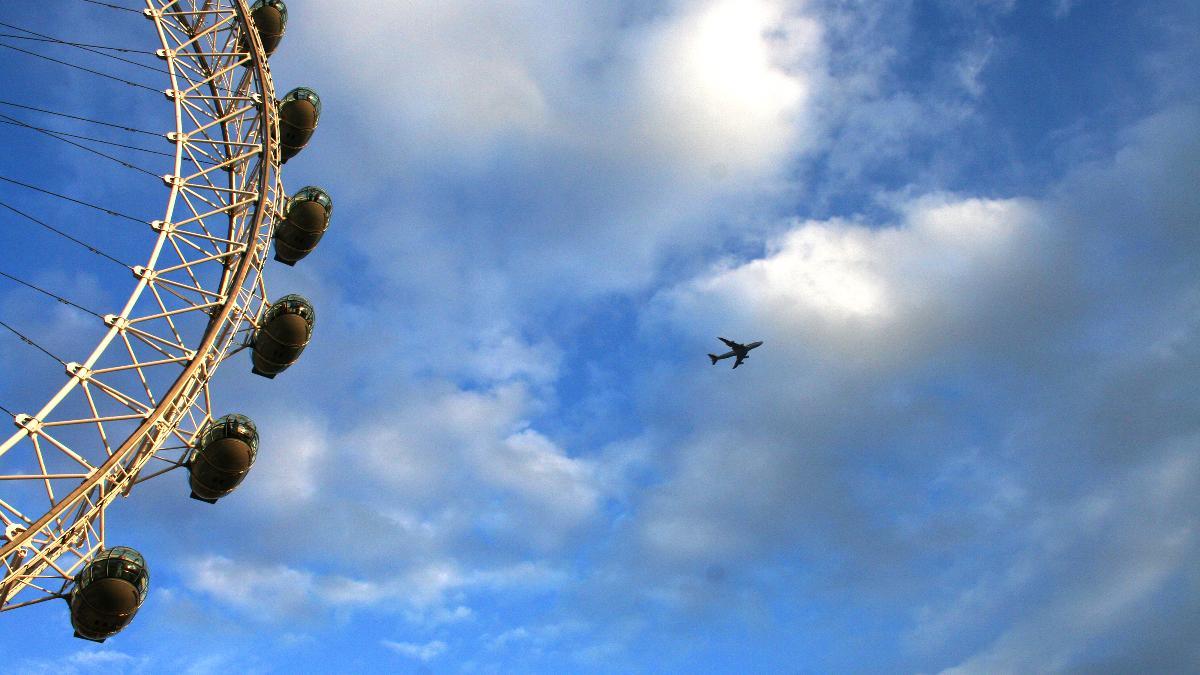 Moving to the UK, Airplane