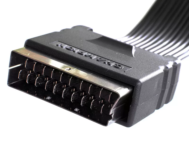 SCART connectors for older UK TVs